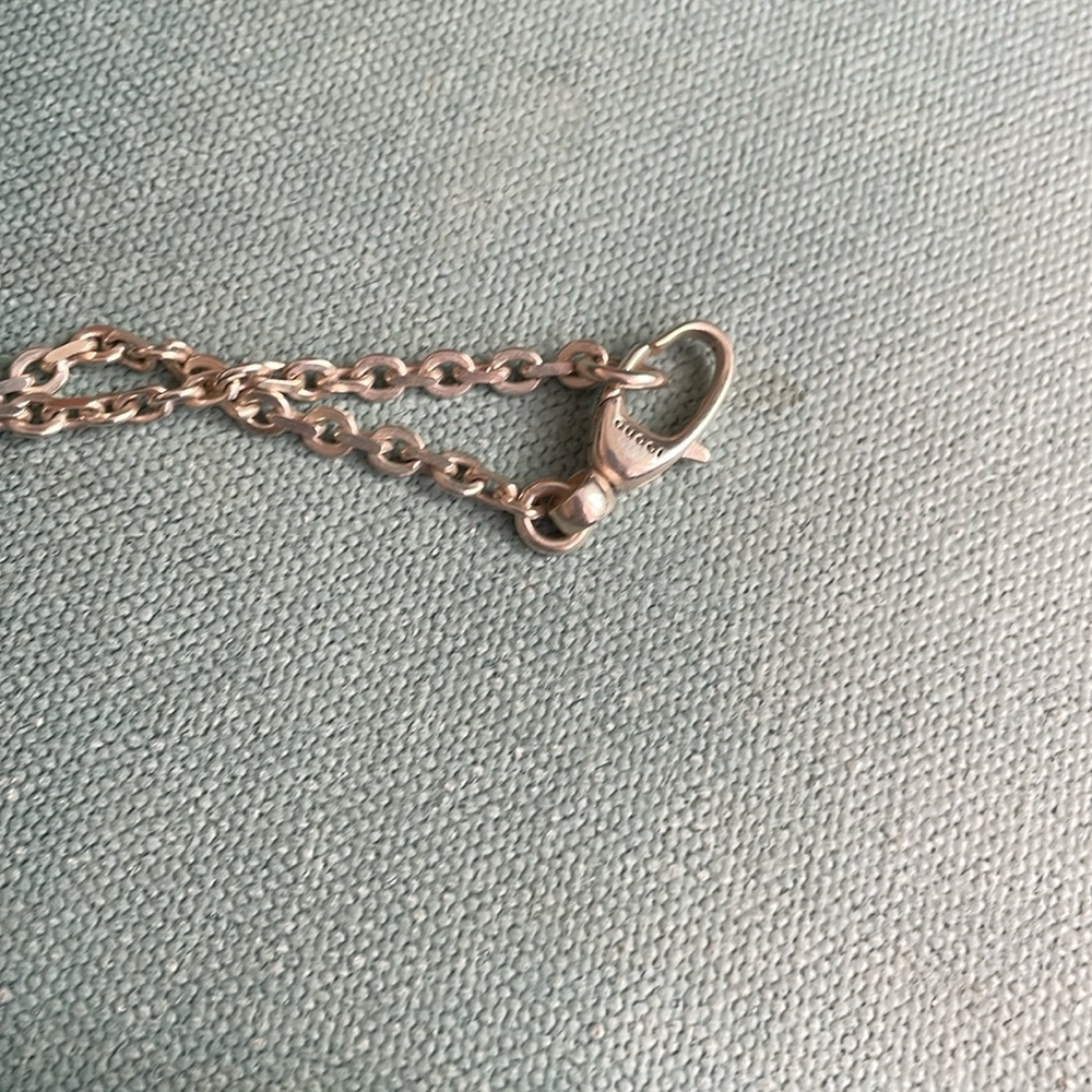 Authentic Gucci Silver Bamboo Pendant with Chain - Picture 9 of 16